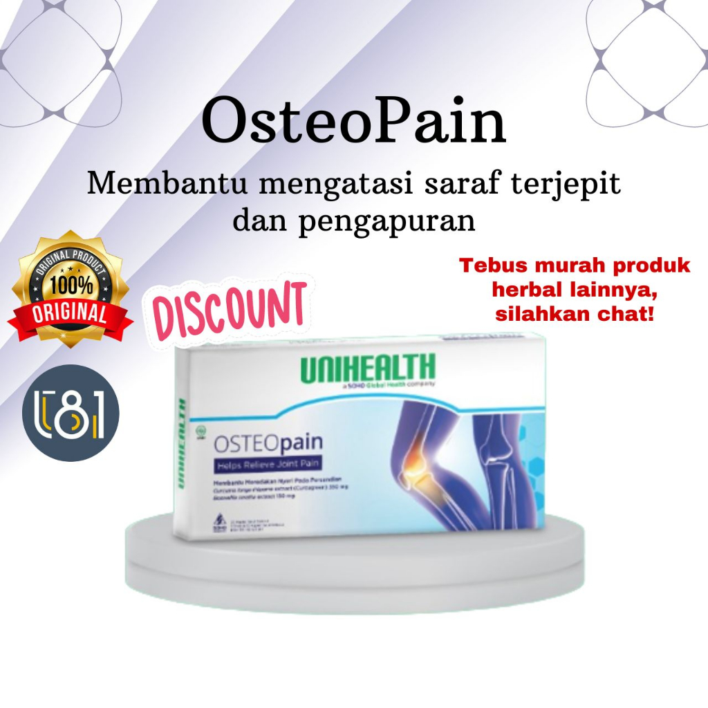 Unihealth Osteopain Redakan Sakit Tulang Dan Sendi