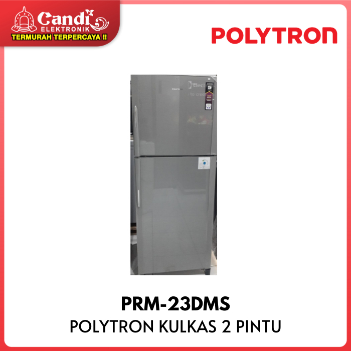 POLYTRON Kulkas 2 Pintu Kapasitas 230 Liter PRM-23DMS