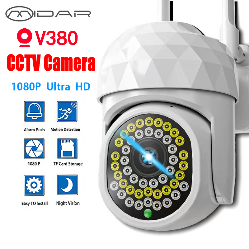 CCTV Wireless Full HD Kamera Wifi Kamera Waterproof Kamera Outdoor Kamera Fungsi penglihatan malam Kamera