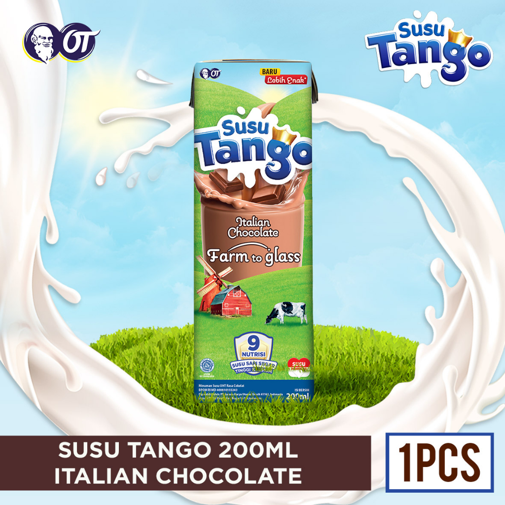 

Susu Tango Italian Chocolate 200ML - [1 Pcs]