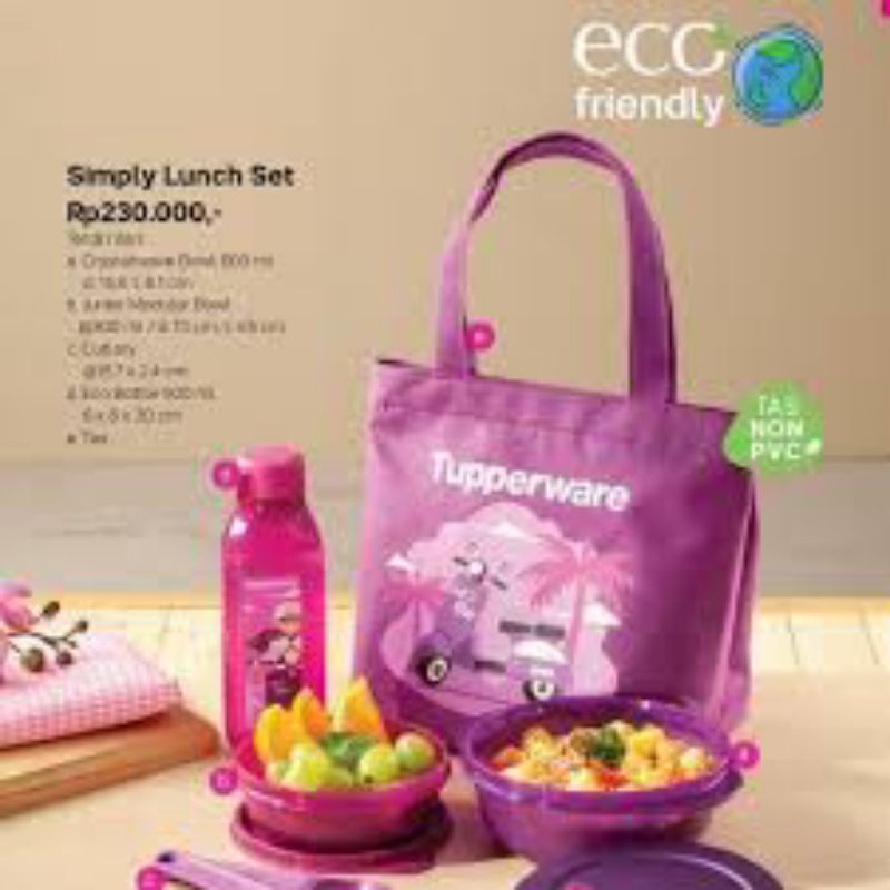 simply lunch set tupperware