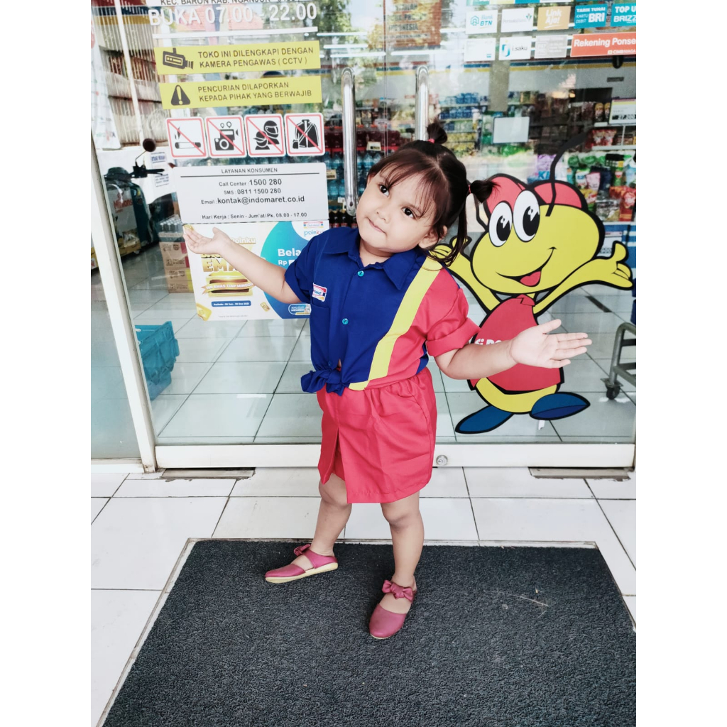 BAJUNIK KOSTUM INDOMARET ANAK / KOSTUM PROPS / BAJU ANAK - ANAK/ KOSTUM ANAK (READY STOK)