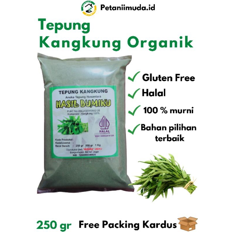 

Tepung Kangkung kemasan 250 gram/Bubuk Kangkung kemasan 250 gram