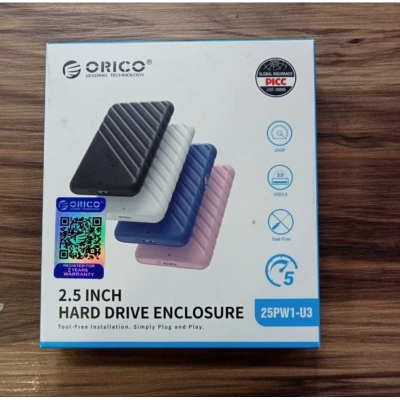 Orico Hard Drive Enclosure Usb 3.0 25PW1-U3 Casing Hardisk Orico