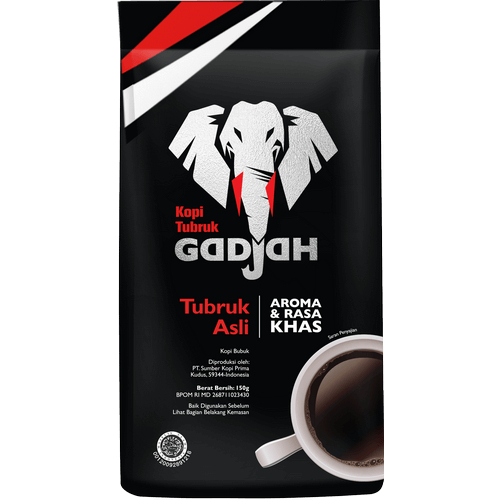 

Kopi Tubruk Asli Gadjah Kemasan Pouch 138 gram