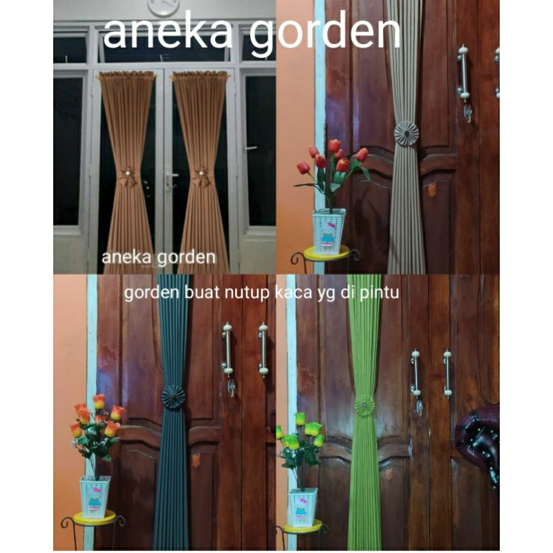 Gorden jendela gorden kaca dipintu gorden minimalis gorden kupu-kupu buat kaca kecil di pintu