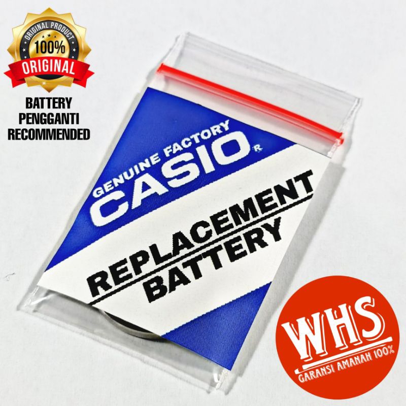 Baterai Pengganti Jam Tangan CASIO A158W Asli
