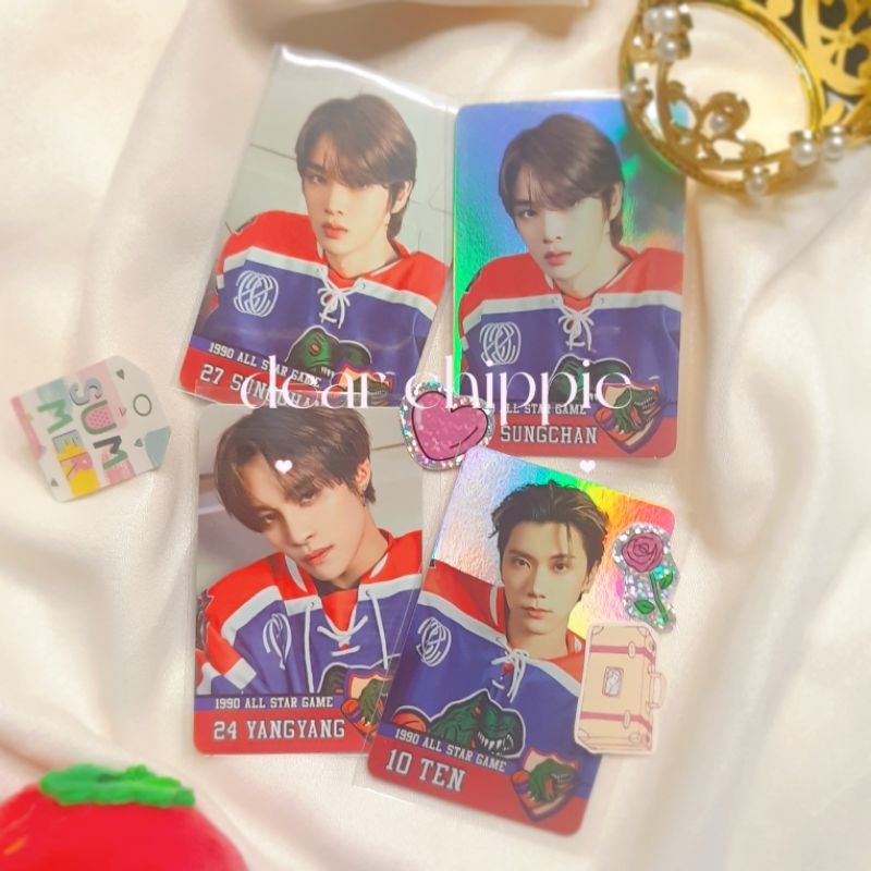 READY STOCK PC TRADING CARD NCT 2020 90S LOVE PHOTOCARD SUNGCHAN TEN YANGYANG HOLOGRAM NCT U WAYV 12