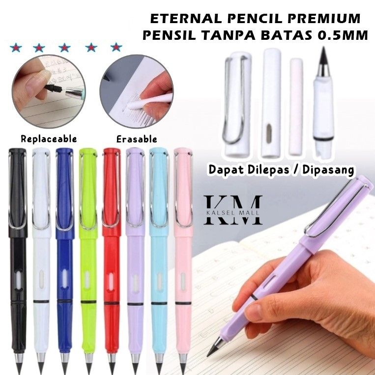 

Pensil Permanen Tidak Mau Habis Ajaib Tanpa Rautan Alat Tulis Pensil Kantor Sekolah Kuliah Gambar Ujian Menggambar Menulis Tanpa Isi Diraut Unlimited Gratis Pengjapus Pulpen Tebal Tipis Tipe 2B HB B 3HB ART71