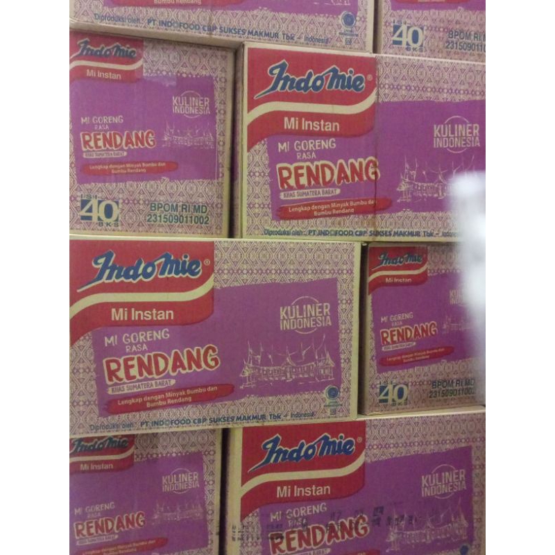 

Indomie Rendang Karton