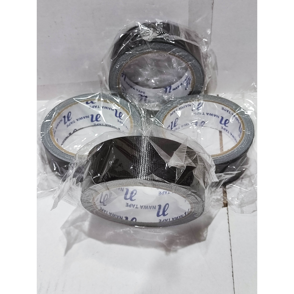 

Lakban Kain Hitam dan Merah / Cloth Tape Lakban Jilid 1.5 inch / 36mm x 10m - Hitam dan Merah