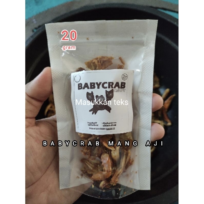 

KRIPIK CRAB / CEMILAN BABY CRAB / CRABY KRIPS / BABY CRAB / BABYCRAB / CRABY KRIPS 20 GRAM
