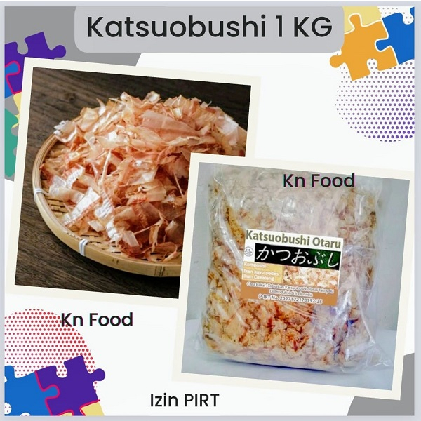 Ikan Cakalang Katsuobushi 1kg Taburan takoyaki Ikan Serut Cakalang