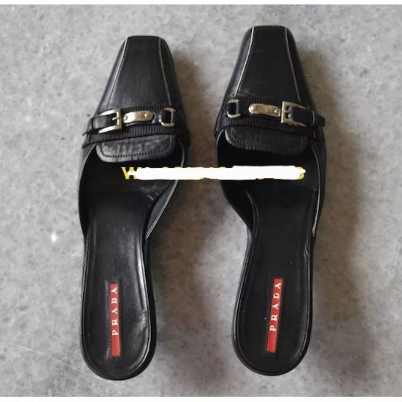 Sepatu Prada Original Size 37 Preowned Black