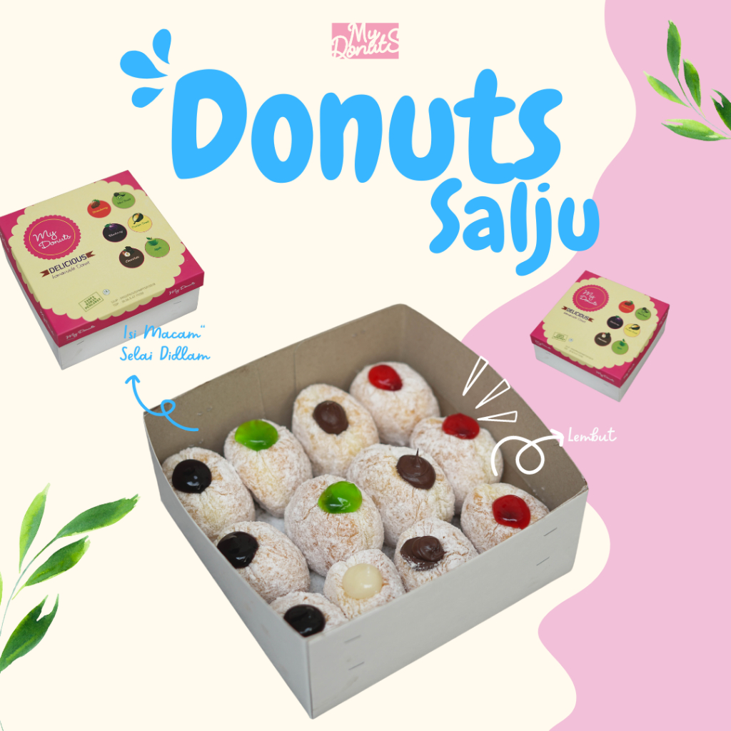 Bomboloni Donat Salju My Donuts