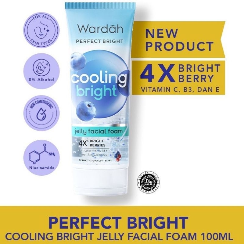 Wardah perfect bright jelly foam