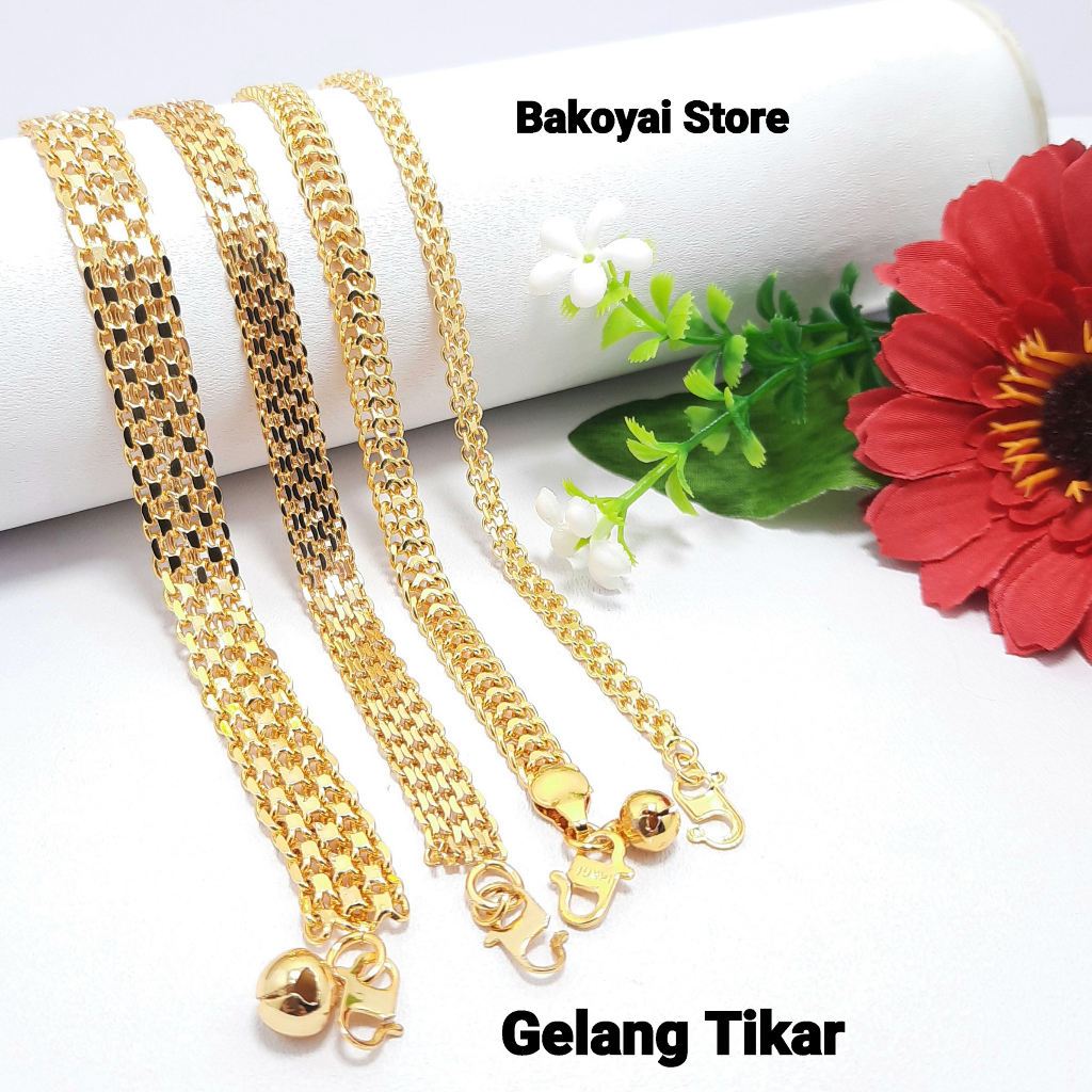 Gelang Tikar Gelang Rantai Papan Gelang Wanita Xuping Gelang Tangan Lapis Emas Gelang Kekinian