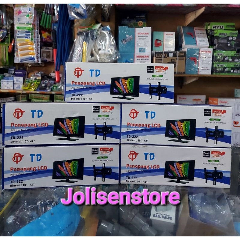 Breket tv/breket tv 10"-42"/breket tv TD/Breket tv LED/besi braket tv/ rak tv besi