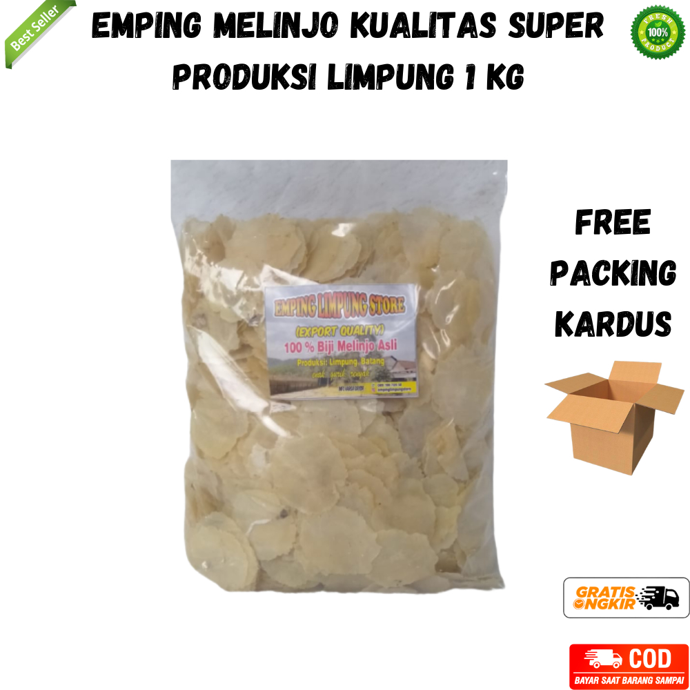 

Emping Melinjo Mentah Tipis Kualitas Super 1 Kg