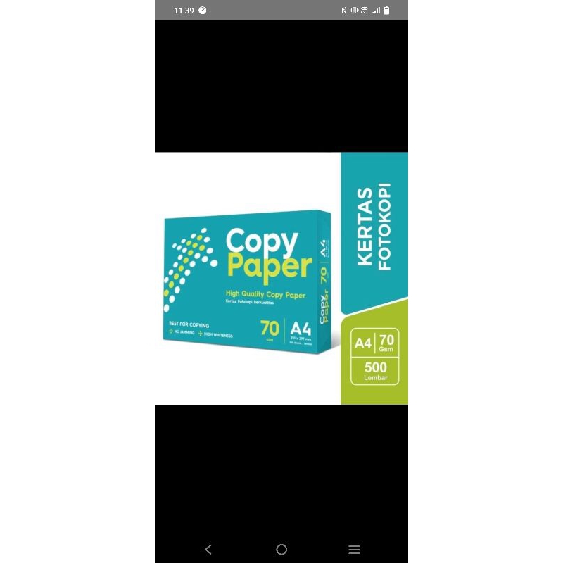 

kertas HVS copy paper 70gr