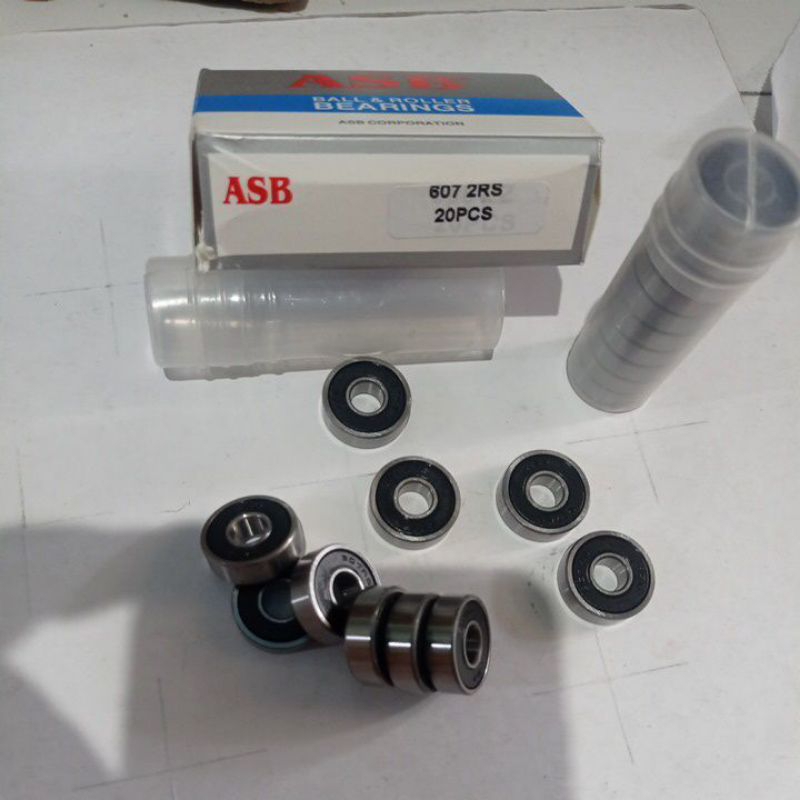 607 2RS LAKER 607 TUTUP KARET LAHER BEARING 607 2RS ASB