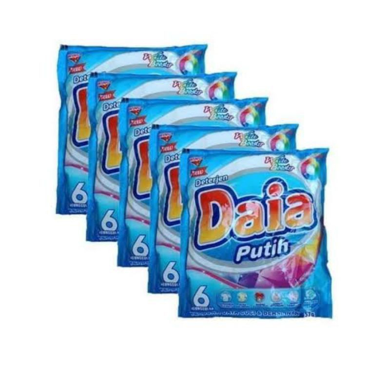 Daia putih sachet isi 6 sachet