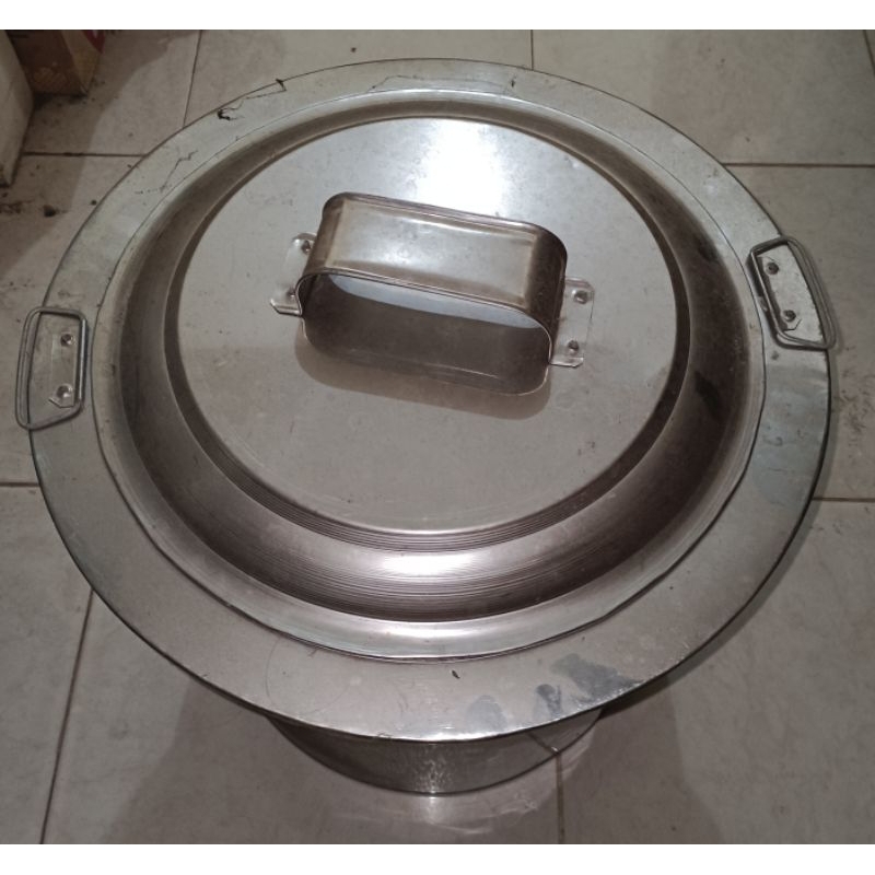 Panci/dandang mie ayam 2sekat d40cm