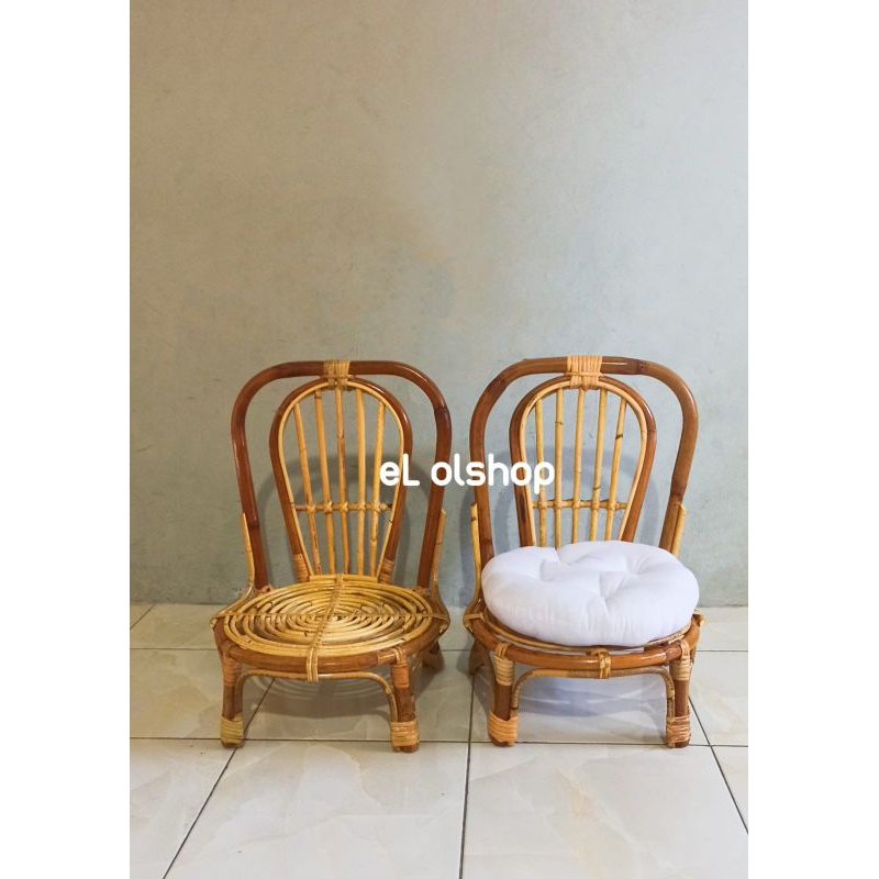 Kursi Rotan baby newborn kursi anak kursi rotan anak dingklik rotan