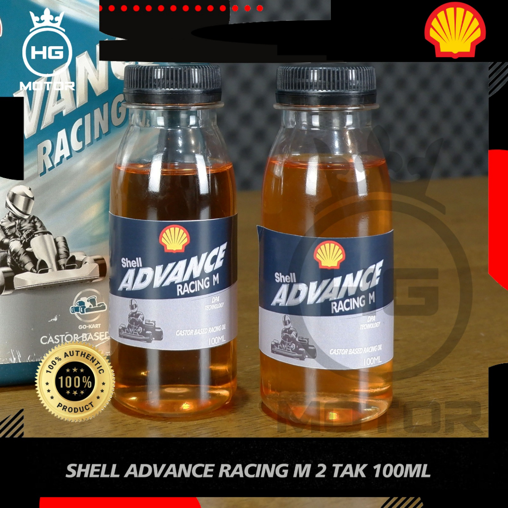 Shell Advance Racing M Oli Samping Balap Racing 2T Original Repack 100ml