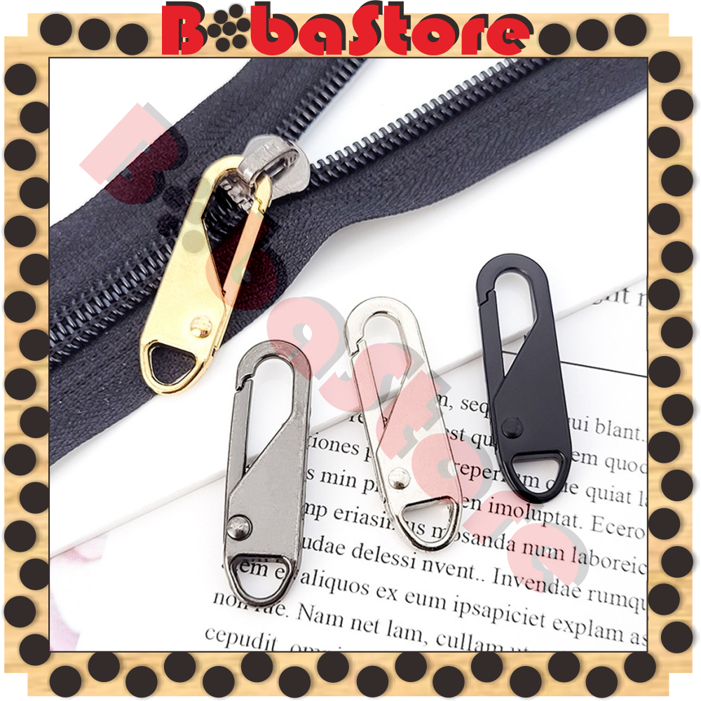 BOBASTORE Aksesoris Tas Kepala Resleting BESI IMPORT R929