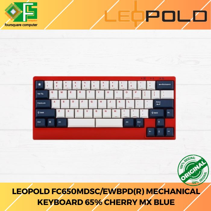 Mechanical Keyboard Leopold 65% Cherry MX Blue Switch