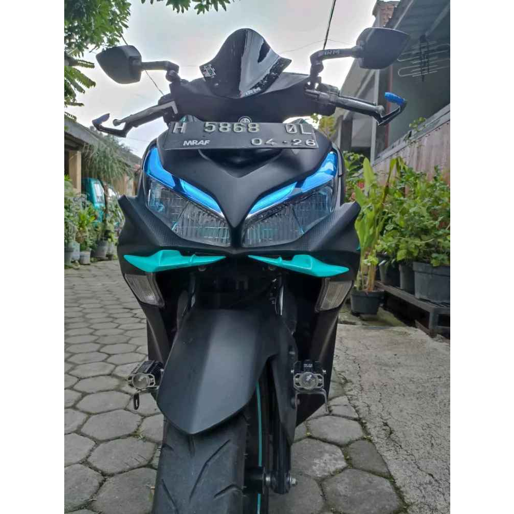 STIKER ALIS LAMPU MOTOR AEROX NEW  STIKER LAMPU MOTOR AEROX NEW