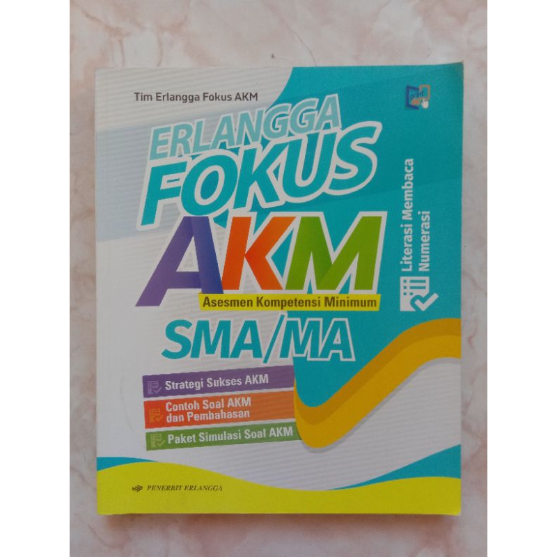 

Buku ERLANGGA Fokus AKM untuk SMA/MA | Edisi Revisi Kurikulum 2013 | Buku bekas (Preloved)