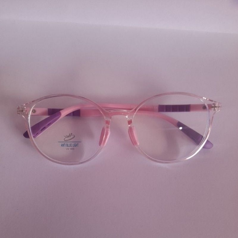 FRAME KACAMATA 5291 BENING KOMBINASI PINK & UNGU