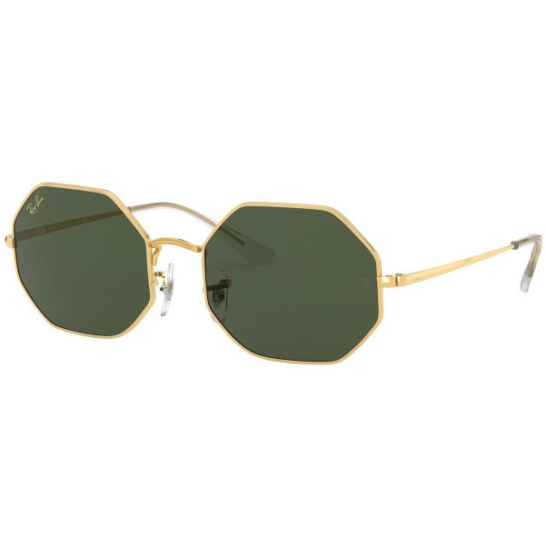 Ray-Ban Sunglass OCTAGON RB 1972 919631 54 Gold w/ Green Classic