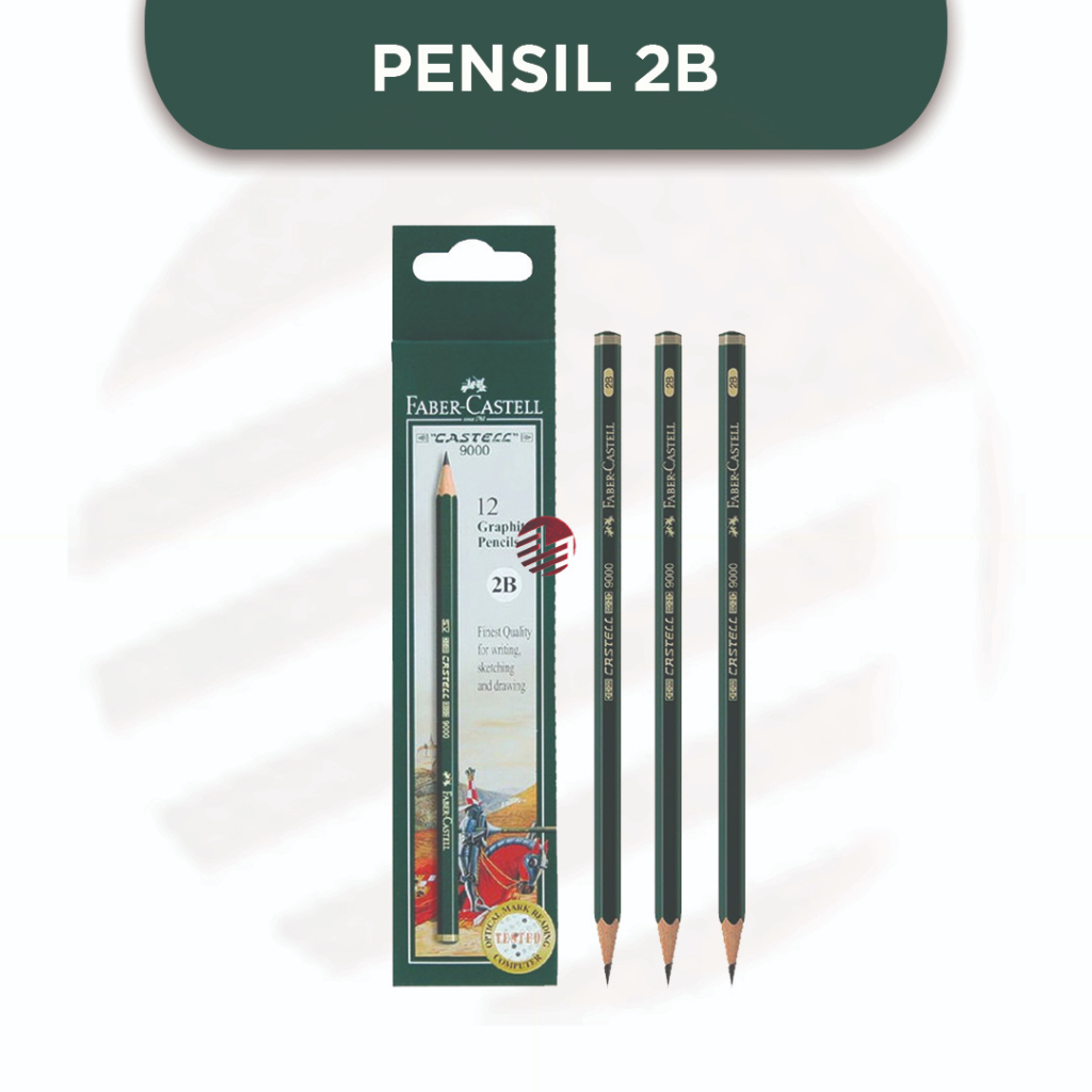 

Pensil Tulis Faber Castell 2B