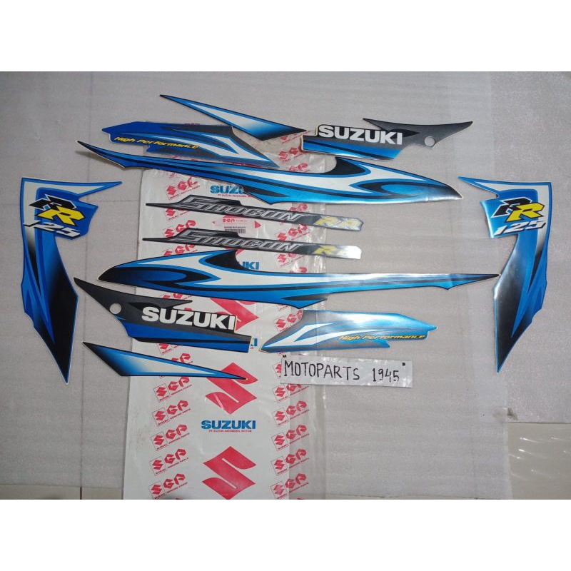 STIKER STRIPING BODY SHOGUN 125RR SET ORI SGP