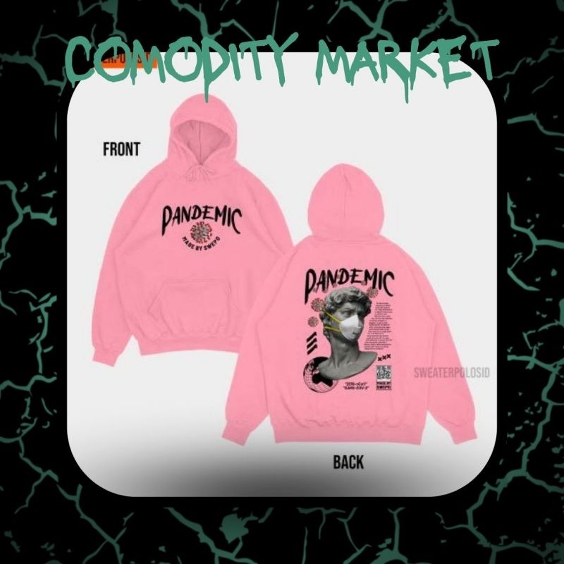 SWEATERPOLOSID - Hoodie Jumper Pandemic M (Pria & Wanita), M