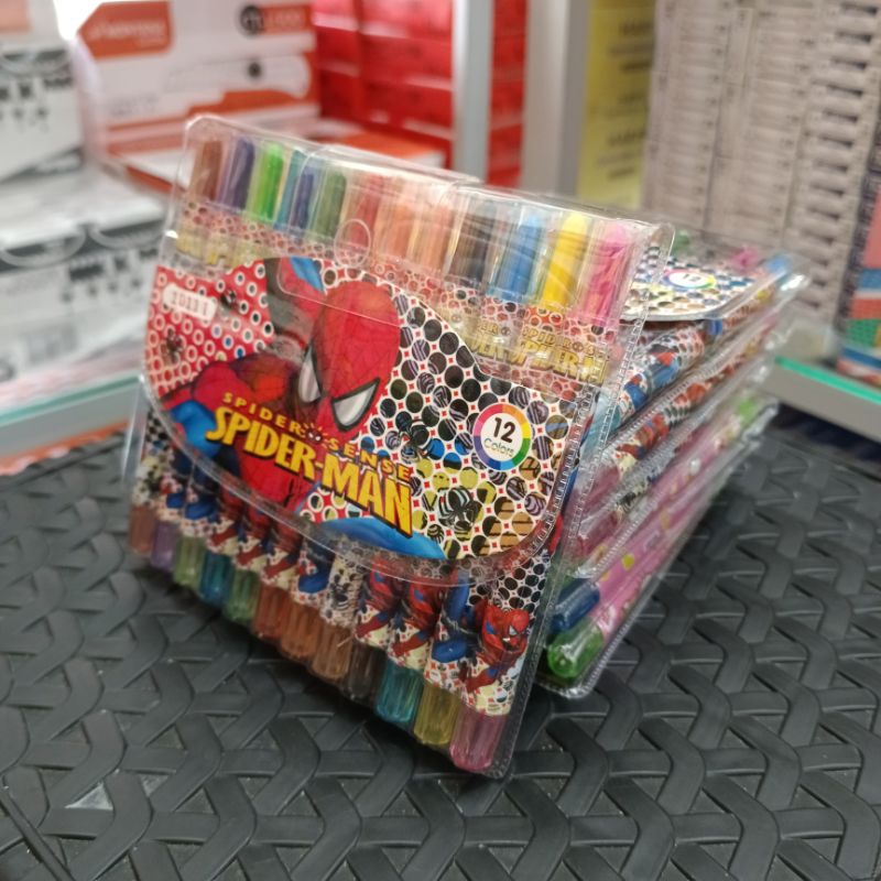 

Crayon Putar Pendek Karakter 12 Warna