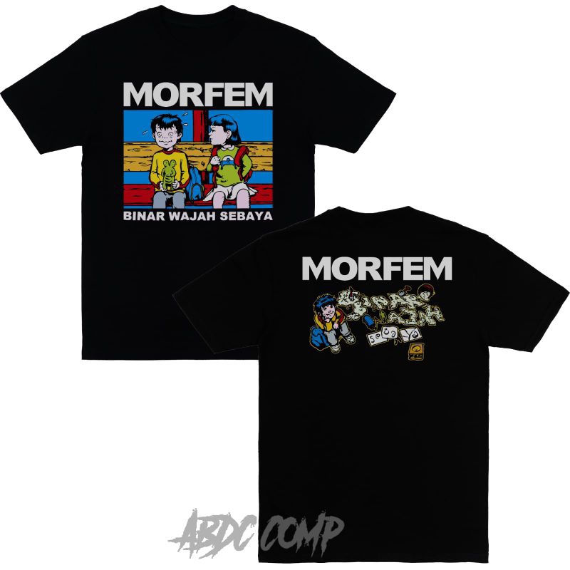 Morfem Binar sebaya Voll 3 / Kaos Band Morfem T-shirt Morfem/Kaos Band
