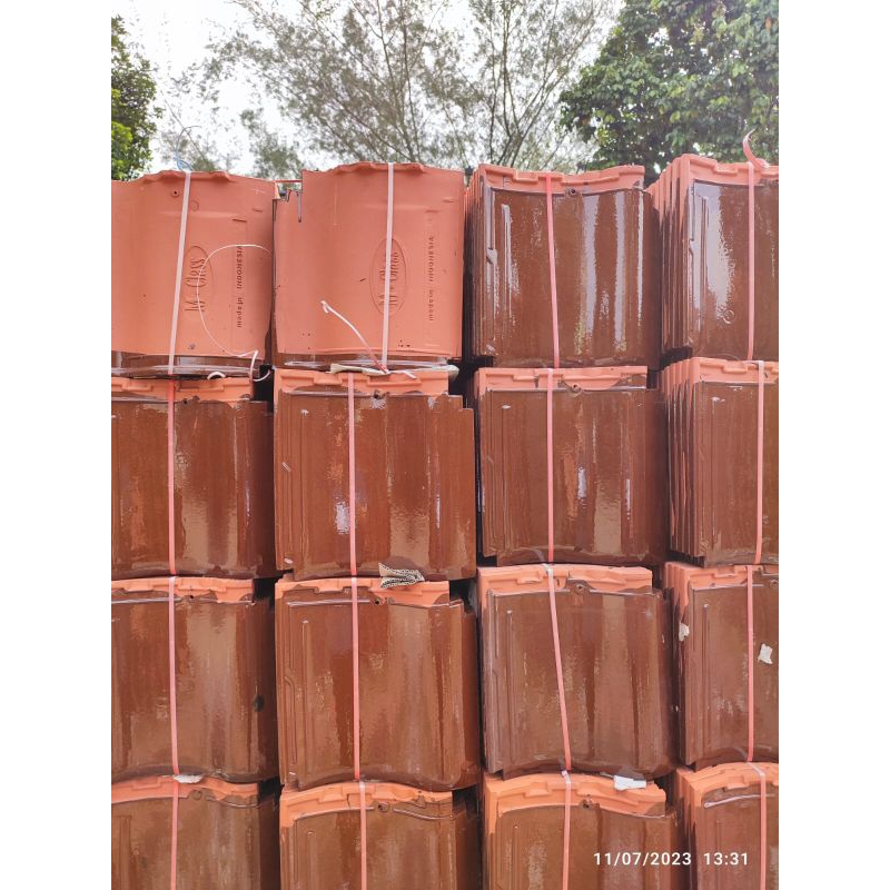 Genteng Keramik M-Class Natural KW 2 Kenteng Murah Atap Rumah Kokoh Awet Tahan Lama