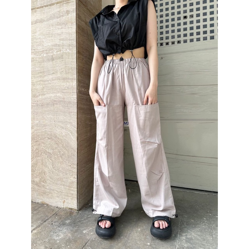 ZARA CARGO  pants | celana cargo wanita celana cargo zara