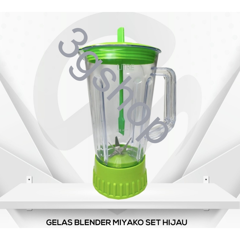 TABUNG BLENDER MIYAKO SET HIJAU PLASTIK