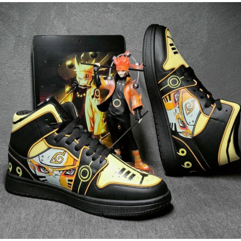 Sepatu Sneakers Impor Limited Anime Naruto Uzumaki Naruto