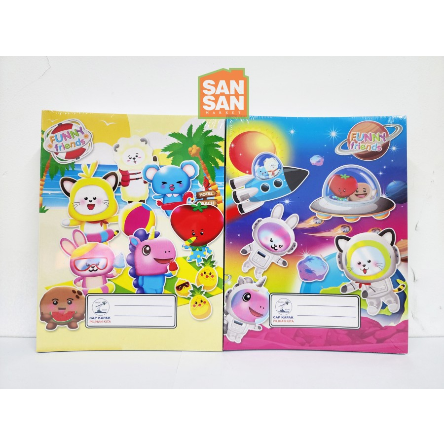 

[Whispers] Buku Tulis Kiky Cap Kapak 1 pak isi 10 buku