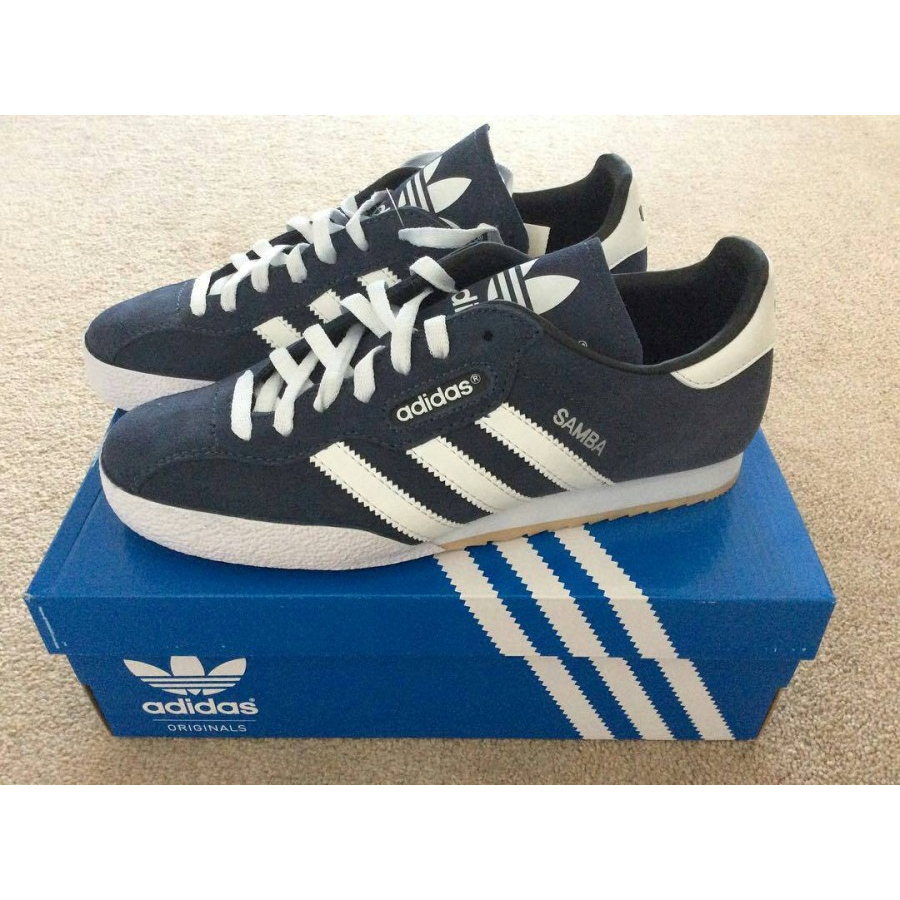 Sepatu Pria Adidas Samba OG White Black Sole Gum Original BNWB -