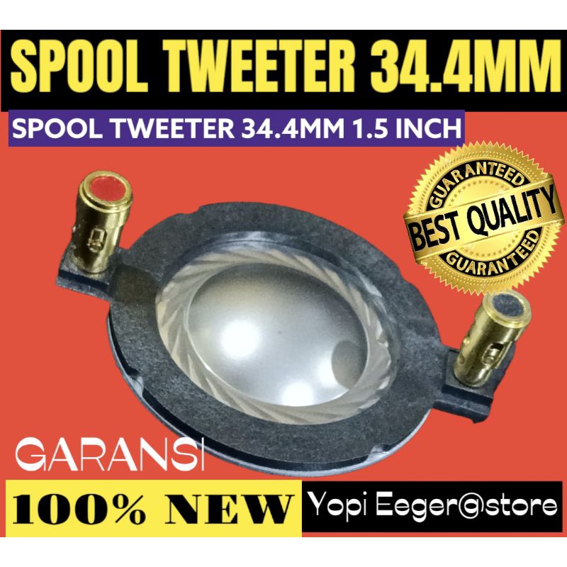 SPOOL TWEETER 34.4MM SPOOL DRIVER TWEETER UKURAN 1.5 INCH SPOOL TWEETER 34.4MM