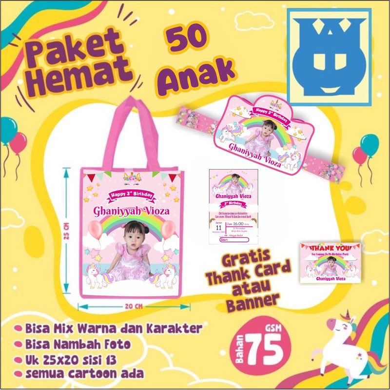 

PAKET ULTAH HEMAT 50 ANAK 2 HARI JADI
