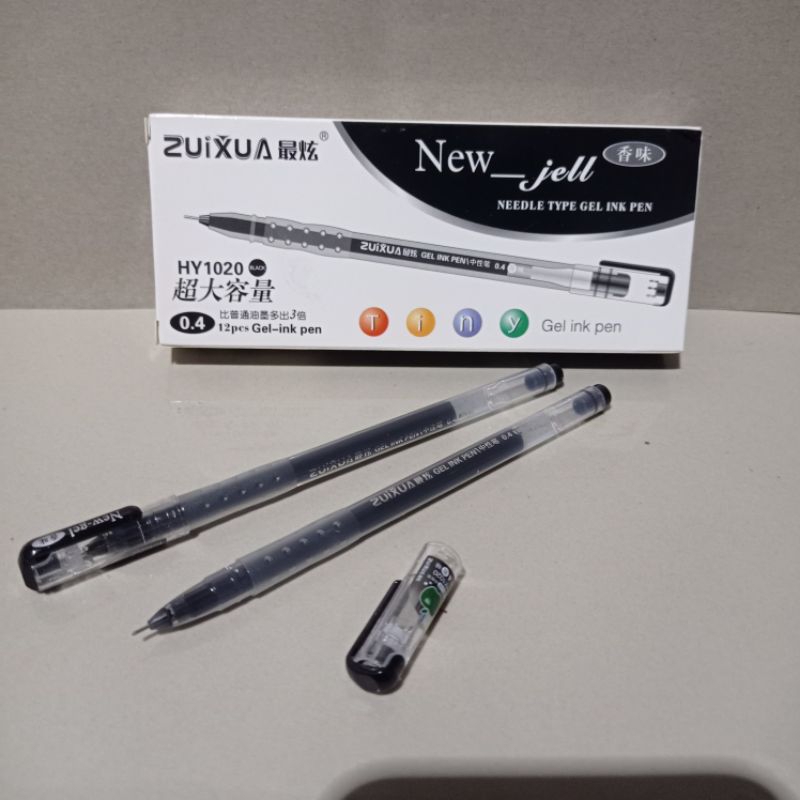 

Pulpen Zui Xua Gel Ink Pen 0.4 Hitam 12pcs