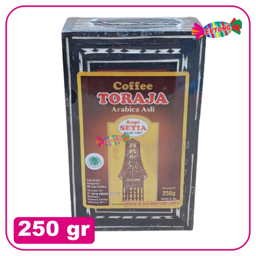 

KOPI SETIA TORAJA ARABIKA ASLI 250gr (DALAM KOTAK KAYU UKIR KHAS TORAJA)